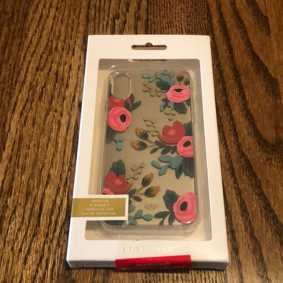 NEW with tags Rifle Paper Co Floral iPhone X/XS Case